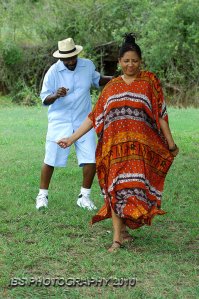 Andre and Patrica dancing